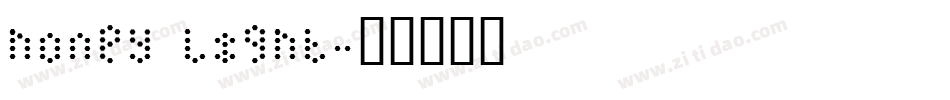 honey Light字体转换